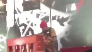 tyler joseph falling at the piano during holding on to you