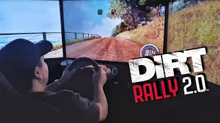 DIRT RALLY 2 0 FORD FIESTA R2 triple monitors  COCKPIT