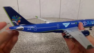 Miniatura de avião da azul Airbus a330 escala 1:200