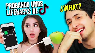 Probando Unos LIFE HACKS que me encontré en TIKTOK