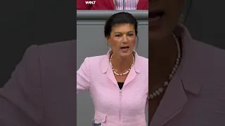 "Wir haben die dümmste Regierung Europas!" WAGENKNECHT teilt aus! I WELT #shorts