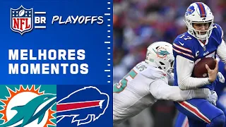 Miami DOLPHINS x Buffalo BILLS | NFL Playoffs | Melhores Momentos | Rodada de WILD CARD