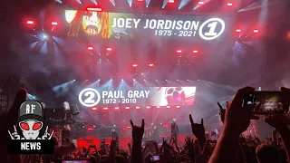 Slipknot Pays Tribute To Joey Jordison And Paul Gray [Knotfest Iowa]