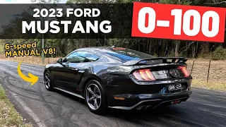 2023 Ford Mustang GT CS review: 0-100, 1/4 mile, line lock & engine sound