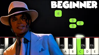 Smooth Criminal - Michael Jackson | BEGINNER PIANO TUTORIAL + SHEET MUSIC by Betacustic