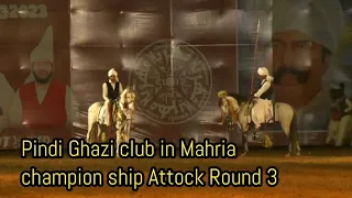 Pindi Ghazi club in Mehria championship Attock Round 3 #viral #video #nezabazi #horseriding