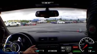 Completely sideways at 41 mph at 1:30 second mark