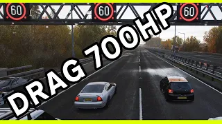 DRAG RACE 700HP z Widzami FWD Honda Civic, Abart, Acura, Type R