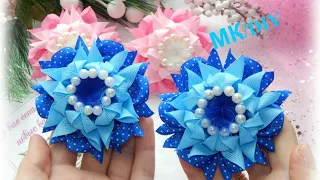 Изумительно Красивые/резиночки из ленты 4 см/DIY Hair Bow/Beautiful Ribbon Bow/Bow tutorial/Kanzashi