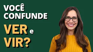 VER ou VIR? Questão comentada sobre esses verbos! Você acerta? || Prof. Letícia Góes