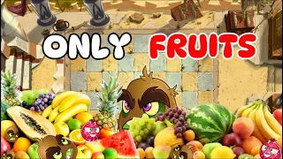 Can you beat Plants Vs. Zombies 2 WITH ONLY FRUITS?