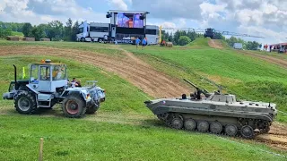 50s Tractors vs Tank vs New Tractors -  Traktoriada Horní Újezd 2023