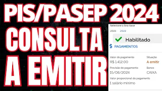 A EMITIR PIS/PASEP 2022 PARA SAQUE NO CALENDÁRIO 2024 - LIBERADO OS PAGAMENTOS DO ANO SALARIAL 2022