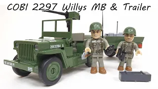 COBI 2297 Willys MB & Trailer Produktvorstellung Jeep (2295 / 2296)