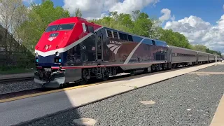 Amtrak Borealis Test train leaving La Crosse WI 5/7/24