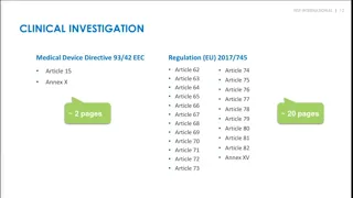 Webinar: Clinical Investigations - Transitioning from MDD to MDR