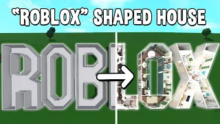 Building the WORD 'ROBLOX' into a Bloxburg House