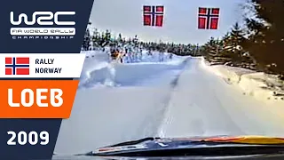 LOEB onboard Rally Norway 2009 Citroën C4 WRC Stage 23