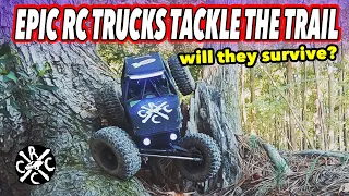 Epic RC Trucks Tackle The Trail. Do They Survive?