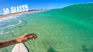 POV SURFING SMALL GLASSY WAVES