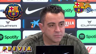 “🎙️RUEDA DE PRENSA XAVI: PREVIA FC.BARCELONA VS REAL SOCIEDAD”