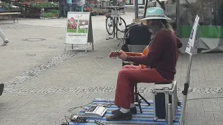 'Demons' live on the street in Bensheim 27 aug 2021