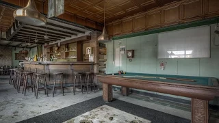 Abandoned Belgian café  from the 1950's