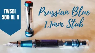 TWSBI 580 Prussian Blue • A Demonstrator, Prussian Blue, Stub...What's not to like?