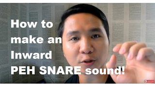 How to make an Inward PEH SNARE Sound - 1 MINUTE BEATBOX LESSON