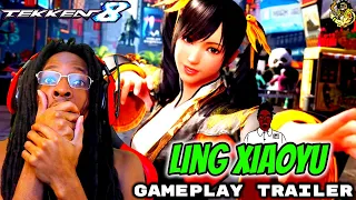 SHE AGED...TWO YEARS! Tekken 8 Ling Xiaoyu Gameplay Trailer Reaction