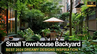 Dreamy Small Townhouse Backyard Ideas You Need to Try: Best 2024 Designs Inspiration!