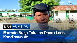 Estrada Suku Tolu iha Postu Loes Kondisaun Át