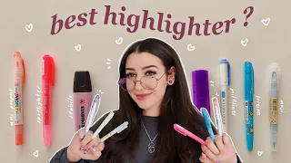 rating & reviewing all my highlighters | best highlighters for students