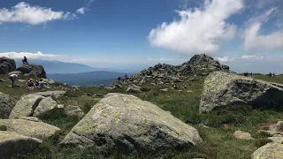 Vitosha Mountain. A trip to Cherni Vrah summit in Sofia, Bulgaria 2020