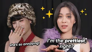Yeji gets annoyed of Ryujin's questions