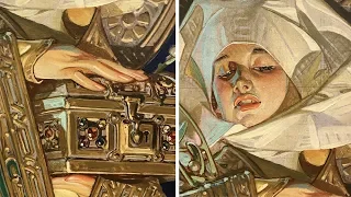 J.C. Leyendecker - A Close-Up Look at His Paintings - LiveStream #22