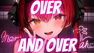 Nightcore - Over And Over (Lyrics) (Sped up)