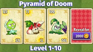 Plants Vs Zombies 2 | Pyramid of Doom Level 1-10 (PVZ2 Ancient Egypt)