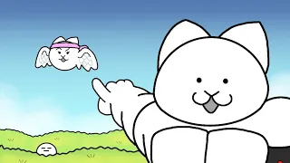 Guys Look! a Birdie! But it's The Battle Cats | (animation)