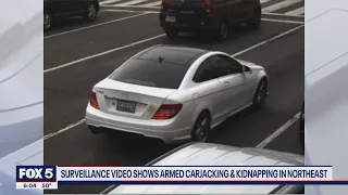 VIDEO: Armed DC carjacker caught on Ring camera before taking off with victim and 11-month-old child