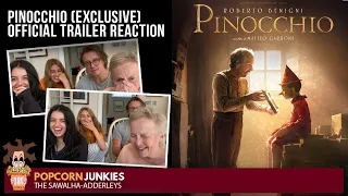 Pinocchio (Exclusive Official Trailer) - The Popcorn Junkies Family REACTION