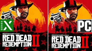 Red Dead Redemption 2 | Xbox Series X vs RTX 3050 PC | Graphics Comparison | 4K |