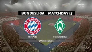 BAYERN MUNICH vs WERDER BREMEN (14th DEC 2019) - (Matchday 15 PREDICTION) - Full Gameplay