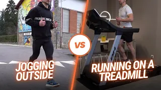 Which is better: JOGGING OUTSIDE or RUNNING ON A TREADMILL? 🏃‍♂️