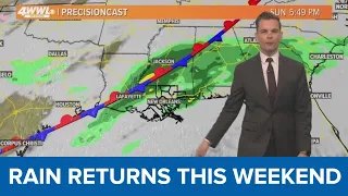 New Orleans Weather: Mostly dry week, rain returns this weekend