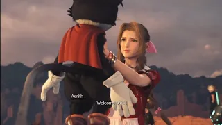 Aerith Picks Up Cait Sith Final Fantasy 7 Rebirth Chapter 13 Ending
