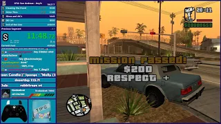 GTA San Andreas Any% Speedrun - Hugo_One Twitch Stream - 11/23/2018