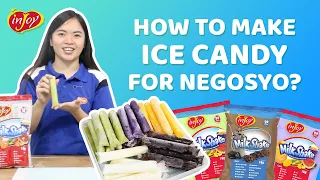 How to make Ice Candy for Negosyo | inJoy Philippines Official
