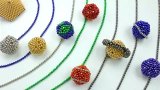 DIY Solar System Planets w/ magnets balls tricks Plaing with magnetic balls / Неймовірні магніти