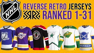 NHL Reverse Retro Jerseys RANKED 1-31!